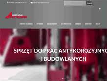 Tablet Screenshot of anticorr.com.pl